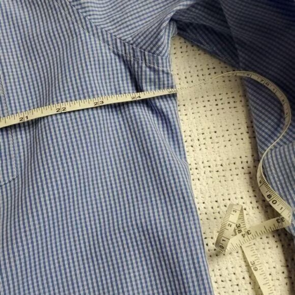 Izod Luxury Sport Embroidered Logo Pocket Striped Button Down Sz L Shirt - Picture 7 of 8